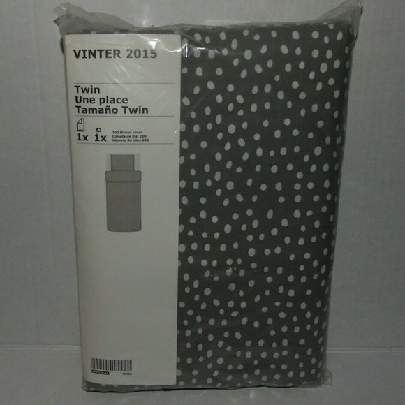 Ikea Bedding Vinter 2015 Twin Duvet Cover Set Snow Dot Poshmark